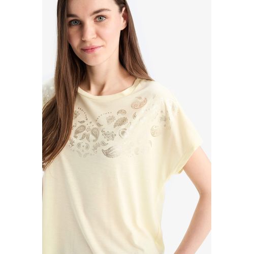 product_image_name-Defacto-Traditional Crew Neck Short Sleeve T-Shirt-4