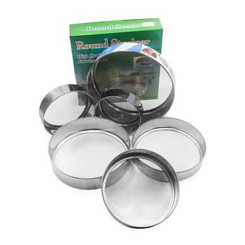 product_image_name-Generic-Lot de 6 Passoires Rondes en Acier Inoxydable Tamis à Farine 6Pcs Round Strainer 0 out of 5-2
