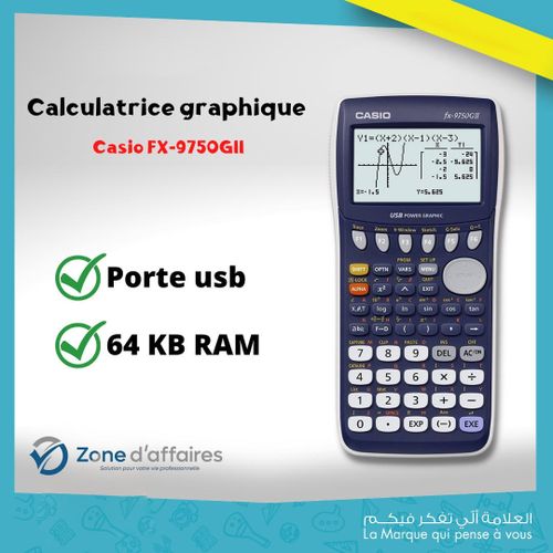 Casio Calculatrice graphique Fx 9750GII