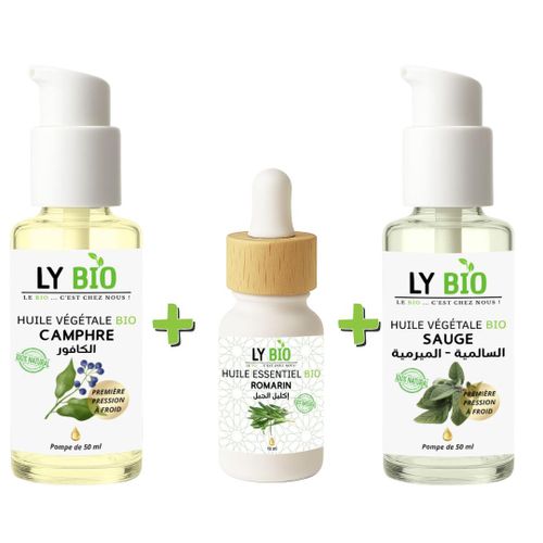 product_image_name-LY BIO-PACK HUILE CAMPHREE 50ML - POMPE + HUILE ESSENTIEL ROMARIN 10ML + HUILE SAUGE 50ML - POMPE-1