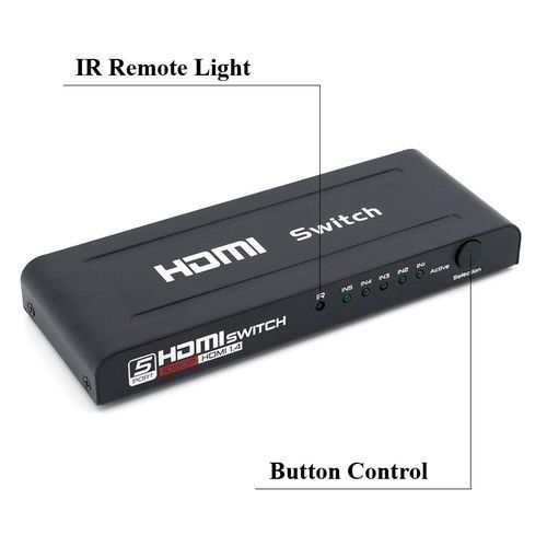 HDMI Switcher Splitter 4 Port 1080P Video 