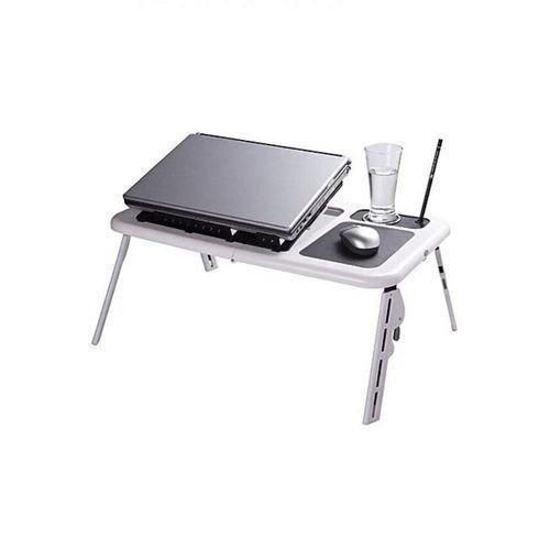 Generic E-TABLE pliable pour PC Portable Réglable avec Ventilateur - E-TABLE - image 4