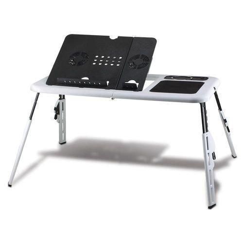 Generic E-TABLE pliable pour PC Portable Réglable avec Ventilateur - E-TABLE - image 5