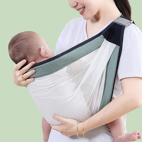 Generic Porte-bébé en tissu à mailles, support réglable pour bébé, Sangle  de bébé à prix pas cher