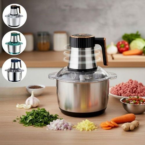 product_image_name-Generic-Hachoir en acier inoxydable 5L – polyvalent pour viande, légumes et pâte (colleur aléatoire)-1