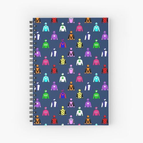 product_image_name-Generic-Horse Racing Jockey Silks Spiral Notebook Bloc note-1