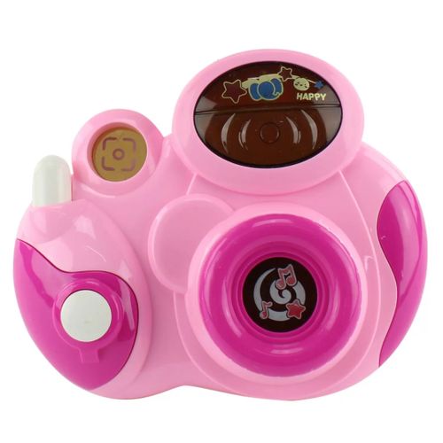 product_image_name-Generic-Appareil photo pour bébé avec musique et lumière - Rose-2