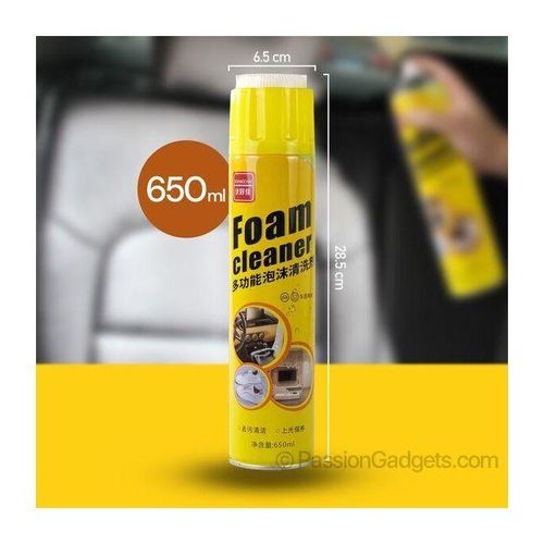 product_image_name-Generic-Super Nettoyant en mousse polyvalent pour voiture et maison, Nettoyant multi-usage Tableau de bord, Siege Garniture, Nettoyant Chaussures, Cuir, Tapis, Multi-Purpose Foam Cleaner pour un Nettoyage en Profondeur, Spray de nettoyage 650ml-2