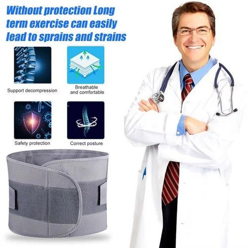 product_image_name-Generic-حزام قطني قابل للتنفس وغير قابل للانزلاق مع حزامين قابلين للتعديل - تخفيف عرق النسا، القرص الغضروفي وآلام الظهر-8