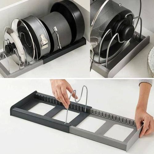 product_image_name-Generic-Organisateur de Cuisine Extensible pour Couvercles, Poêles et Casseroles-6