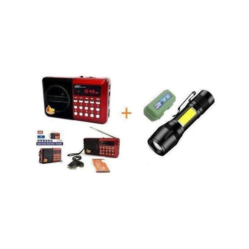 product_image_name-Generic-Radio numérique portable Joc avec lecteur MP3+Mini Torche rechargeable-1