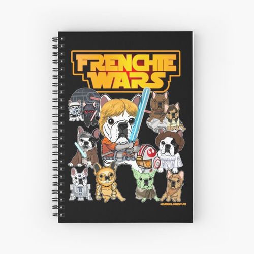 product_image_name-Generic-FRENCHIE WARS Spiral Notebook Bloc note-1