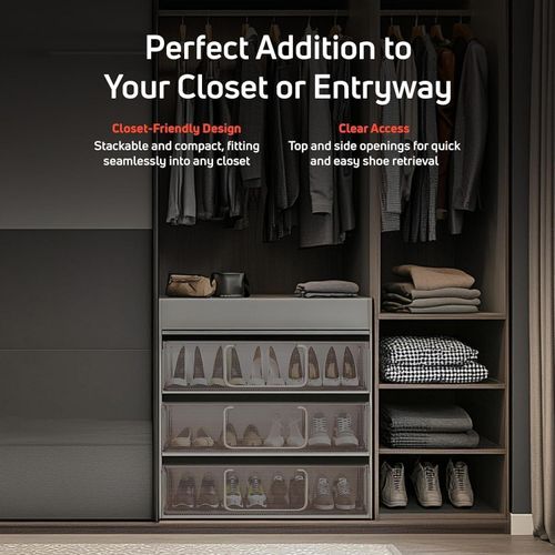 product_image_name-Generic-صندوق تخزين للأحذية قابل للطي مع شبكة قابلة للتنفس – صندوق شفاف وقابل للتكديس، مثالي للمداخل أو الخزانة أو تحت السرير.-4