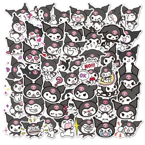 product_image_name-Generic-50pcs Kuromi 1 Stickers-1