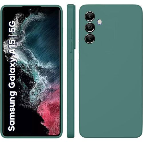 product_image_name-Generic-Pochette silicone pour Samsung Galaxy A15 5G vert -1