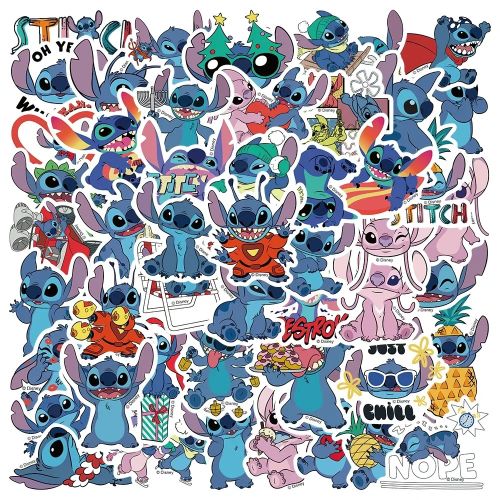 product_image_name-Generic-Pack Cute Cartoon Stitch Stickers Skateboard Luggage set\30 pcs Guitar by moroccan otaku-1