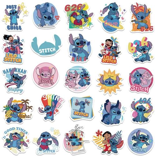 product_image_name-Generic-Pack Cute Cartoon Stitch Stickers Skateboard Luggage set\30 pcs Guitar by moroccan otaku-6
