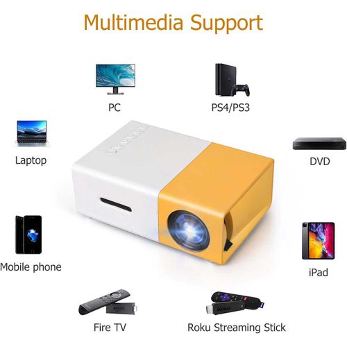 Generic Mini projecteur, projecteur de film portable pour iOS