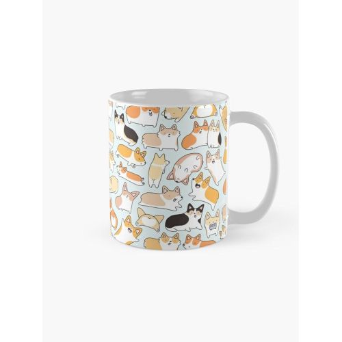 product_image_name-Generic-Corgilicious Corgi Doodle Mug classique-4