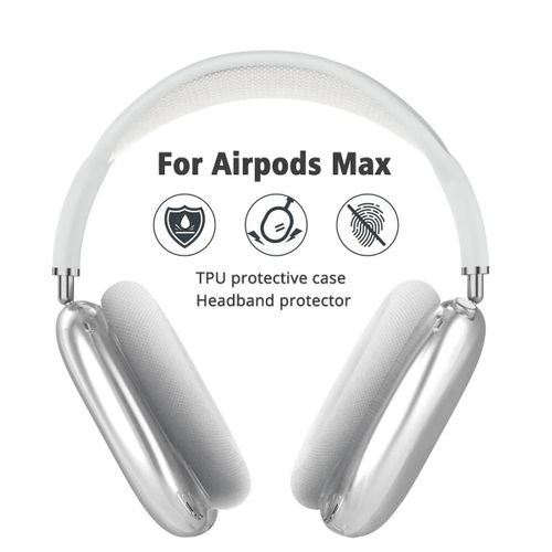 product_image_name-Generic-Étui transparent pour AirPods Max, housse souple en TPU anti-rayures-5