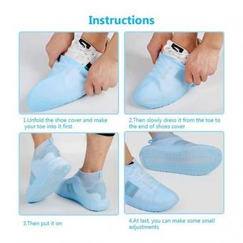 product_image_name-Generic-Couvre chaussures de pluie imperméables en silicone protecteurs chaussures-2