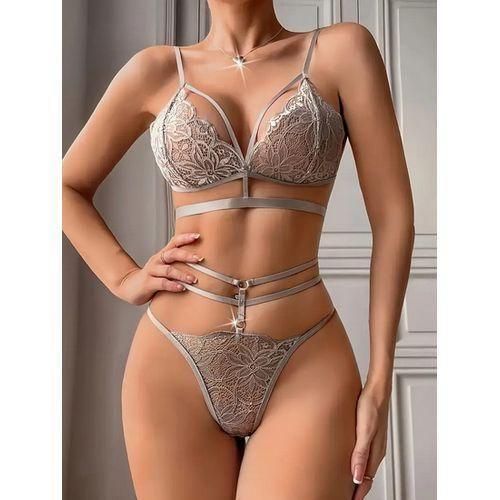 product_image_name-Generic-ensemble soutien-gorge culotte et jarretelles érotiques, sous-vêtements Sexy en dentelle-4