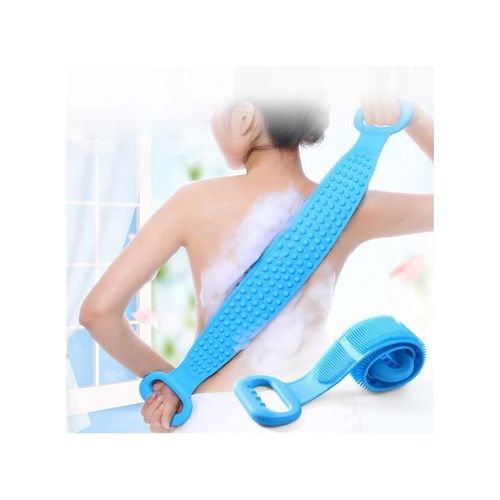 Generic Brosse En Silicone Magique Pour le Bain Douche Serviette Dos  Nettoyage Bleu à prix pas cher