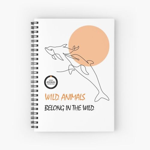 product_image_name-Generic-Dolphins belong in the wild Spiral Notebook Bloc note-1
