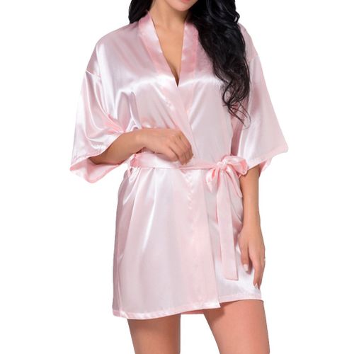 Peignoire satin sales