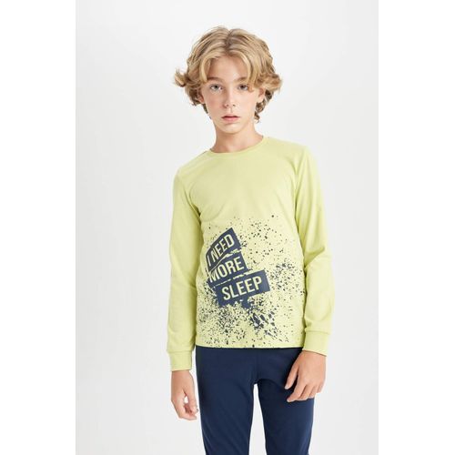 product_image_name-Defacto-طقم بيجاما ولادي قصة عادية بطبعة حروف - قطعتين-6