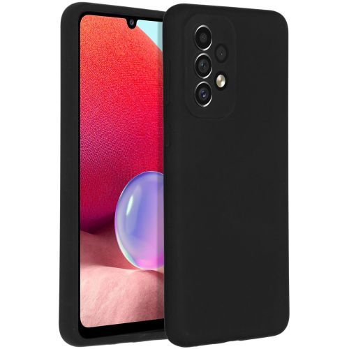 product_image_name-QUIVANA-Coque Liquid Silicone pour le Samsung Galaxy A73 - Noir-2