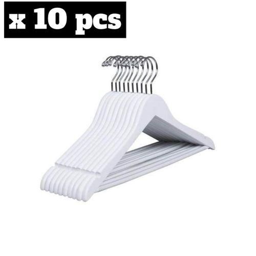 product_image_name-Generic-10x Cintres en plastique en forme de bois -1