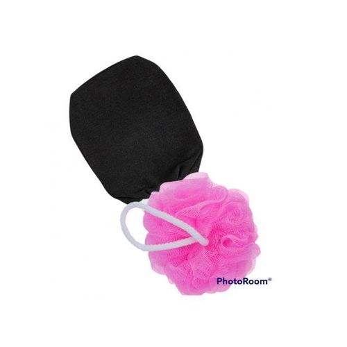 product_image_name-Generic-زهرة تدليك وردية باستيل وحقيبة حمام مغربية من اللوفة-1