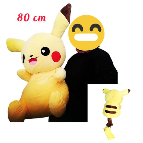 Pokemon Poupées en peluche Pokemon Pikachu Géant de 50cm jouets en peluche  mignon Grand Cadeau à prix pas cher