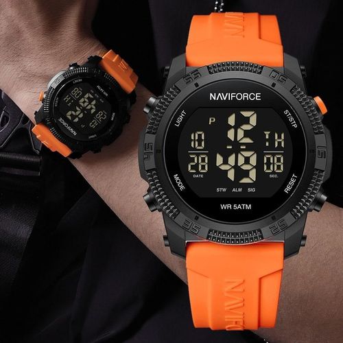 product_image_name-Naviforce-Montre Digitale Sport Bracelet Orange - Montre Sport Homme - Style, Performance et Énergie-1