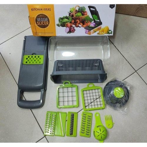 product_image_name-Generic-CoupeChef Gris & Vert – Mandoline Multifonction 12 en 1-3