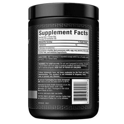 product_image_name-Muscletech- 100 % glutamine Platinum Non aromatisée - 300 g-2