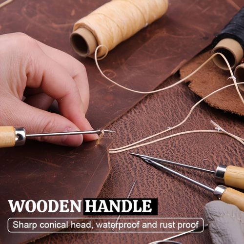 product_image_name-Generic- Crochets à coudre avec manches en bois, idéales pour la couture à la main rapide sur toile et les réparations de cuir.-3
