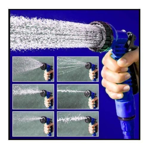 Magic Hose Tuyau Arrosage Extensible 30m + Pistolet à Eau 7 jets