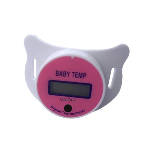 Thermomètre digital en forme de tétine, Thermomètre pour enfants, Tétine  souple, Écran LCD