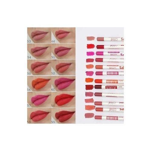 product_image_name-Generic-true lips Pack de 12 crayons à lèvres Avec 12 Couleurs, Best Lip Liners-2