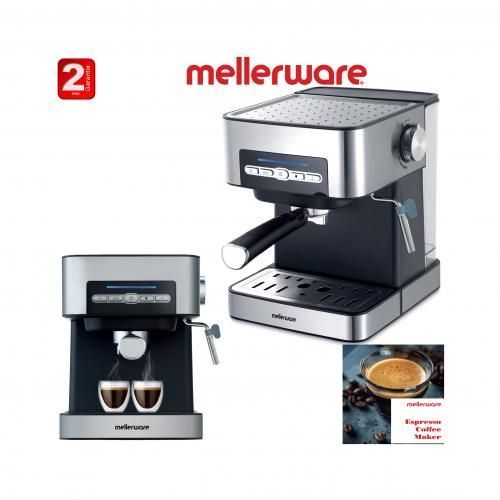 Mellerware Cafetière Machines à Café Expresso MAKER CM8501 850W 20 bars-2ans de garantie