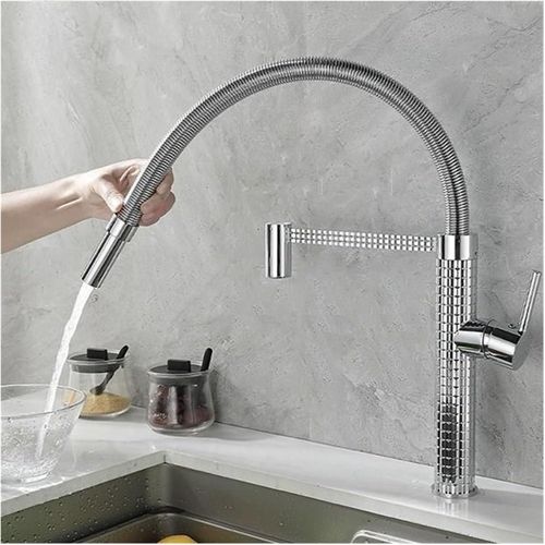product_image_name-Generic-mitigeur cuisine flexible rotatif sur table en inox de haute qualité pour évier lavabo cuisine-2
