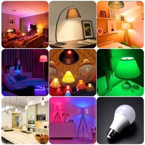 Generic Lampe LED multicolore E27 – Contrôle par télécommande - image 6