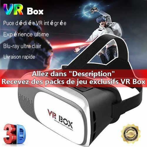 VR Box Casque de Realite Virtuelle REALITY 3D vision extraordinaire original 3d a prix pas cher Jumia Maroc