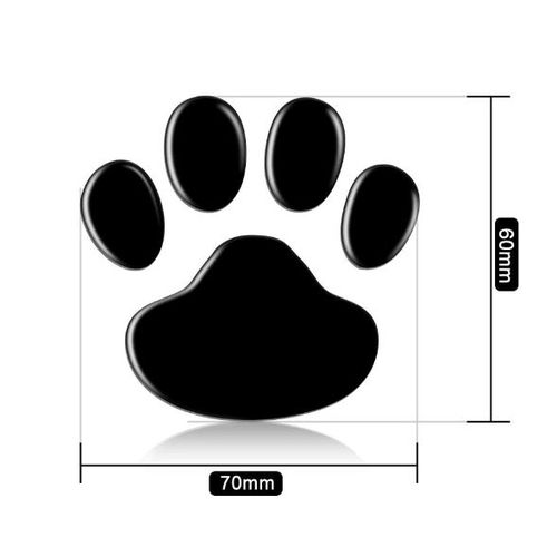 product_image_name-Generic-ملصقات ، 8 قطع ملصق سيارة مع طبعات القدم ، ملصقات البصمة-3