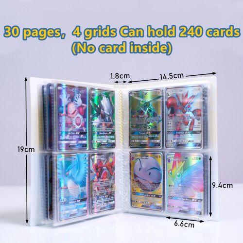 Pokemon Album de cartes Pokemon, 240 pièces Collections_store à