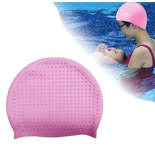 Generic Bonnets de natation Bonnet de bain Élastique Silicone à