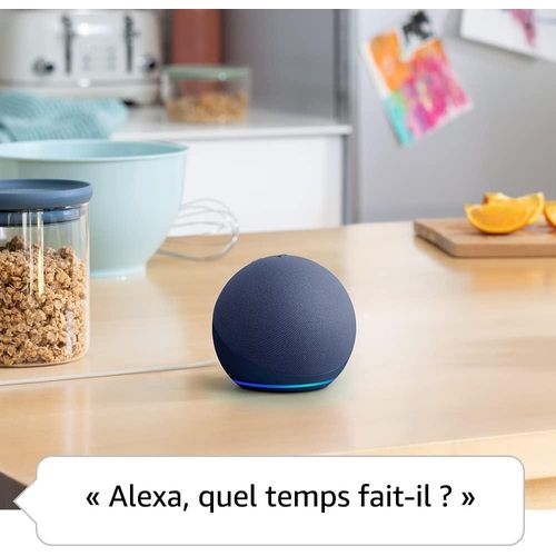 Amazon Essentials  Alexa Echo Dot (5e génération, modèle 2022 Bleu - image 2