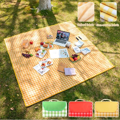 1pc Tapis De Pique-nique Portable Extérieur, Coussin De Siège En Éponge  Ronde, Convient Pour Le Camping - Temu France